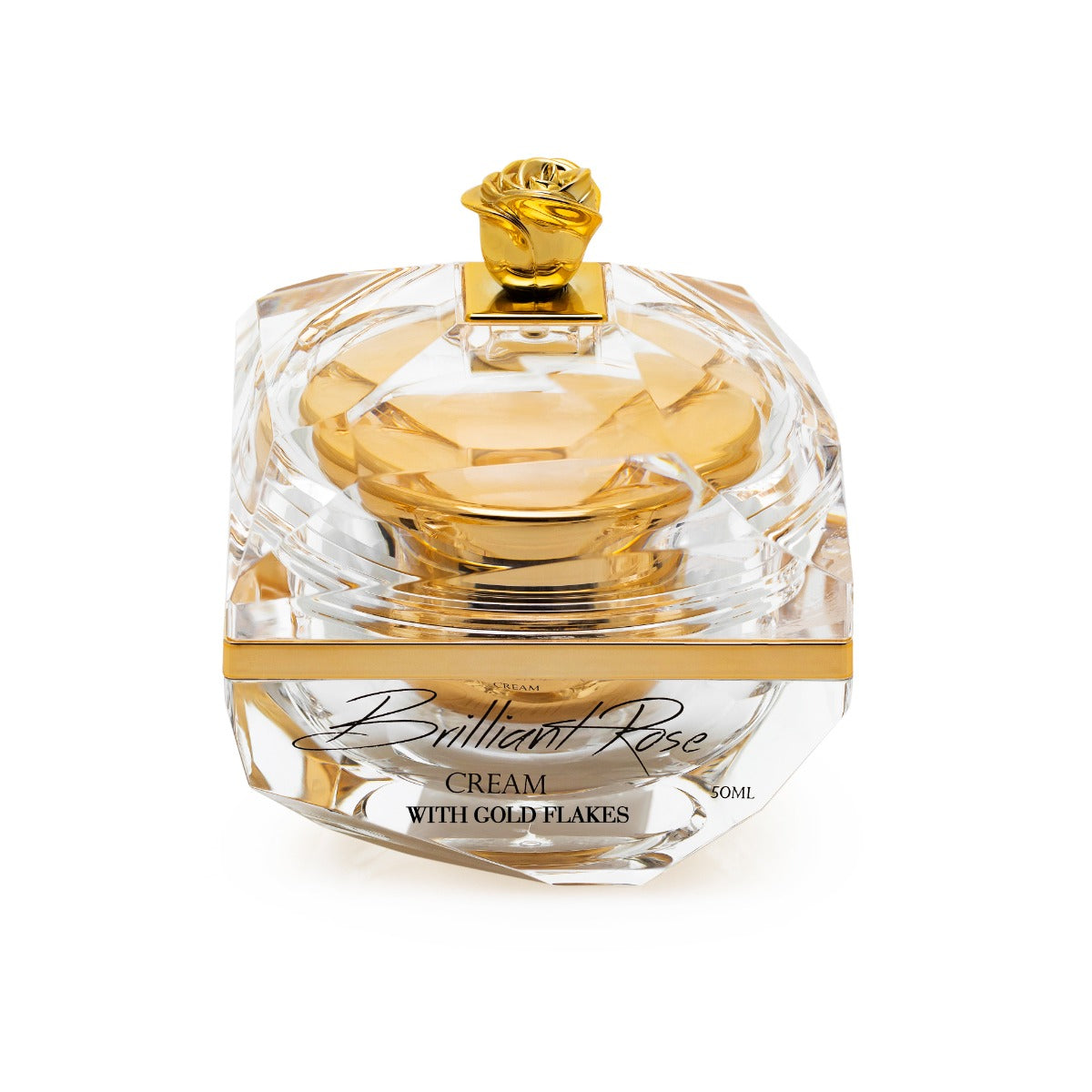 Brilliant Rose Cream with gold flakes 50ml