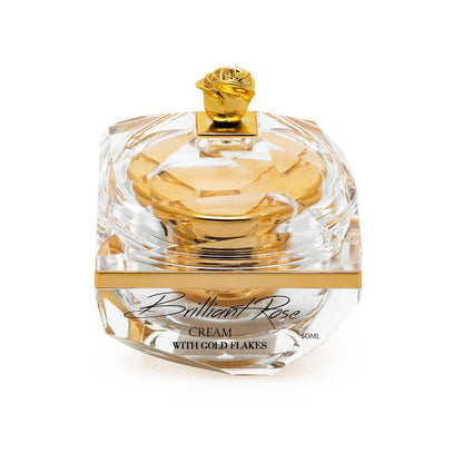 Brilliant Rose Cream with gold flakes 50ml