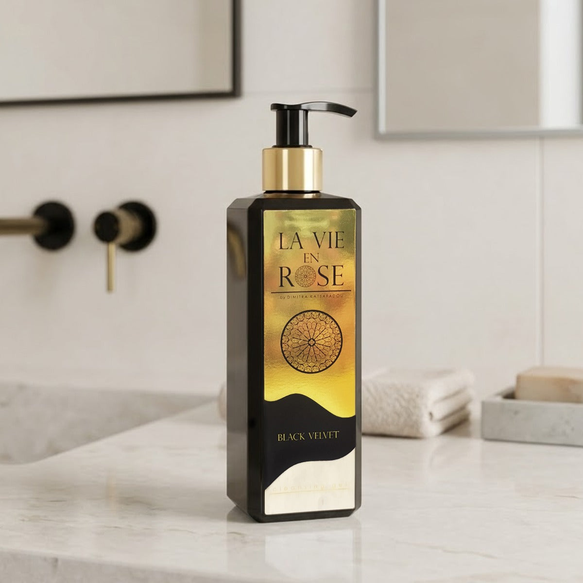 Black Velvet Cleansing Gel 300ml (Υγρό σαπούνι με ενεργό άνθρακα)