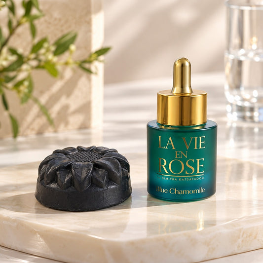 Special Offer | Blue Chamomile + Σαπούνι άνθρακα και γάλα γαϊδούρας